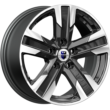 Диски K&K Висмут 7x16/5x100 D57.1 ET35 K-AND-K-ALMAZ-CHERNYY
